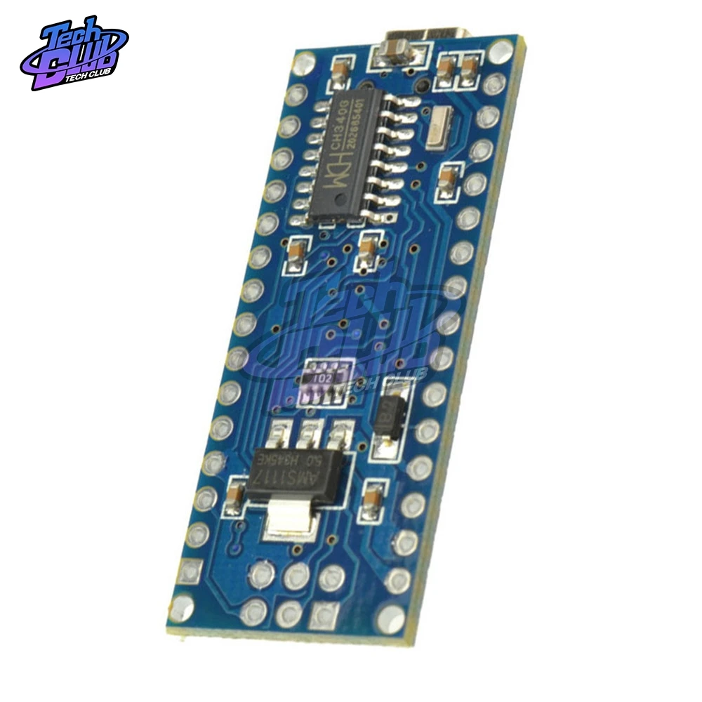NANO 3 0 ATMEGA328P MU контроллер совместим с для Arduino CH340 круглый USB кабель Ninguna V3.0 NANO|Детали