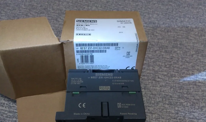 Новый или б/у 6ES7231 0HC22 0XA8 SIMATIC S7 200 аналоговый вход EM 231 4AI DC 0 10V 12 BIT|bits|input |