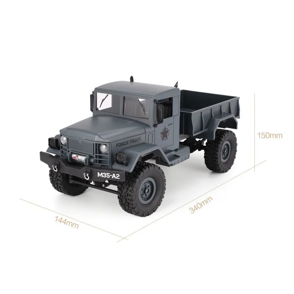 OCDAY FY001A 2 4 ГГц 1/16 4WD внедорожный Радиоуправляемый Военный грузовик альпинист
