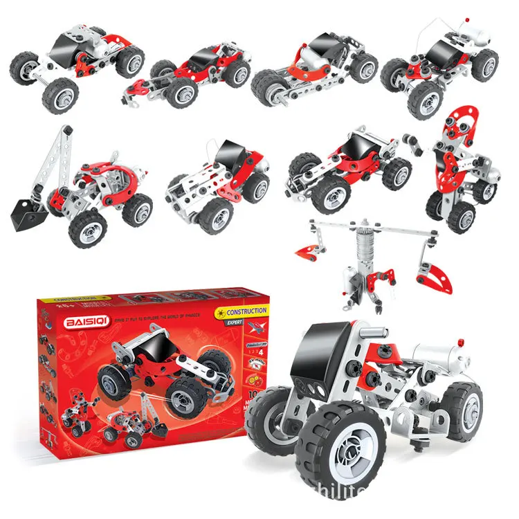 

Children DIY creative disassembly Hand assembly building blocks parent-child interaction screw nut dismantle toy model set gifts