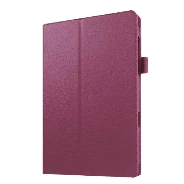 Фиолетовый Личи из искусственной кожи чехол подставка Тонкий чехол для Asus Zenpad 8,0 Z380 Z380C Z380KL чехол 8,0 дюймов планшетный ПК - Цвет: Фиолетовый