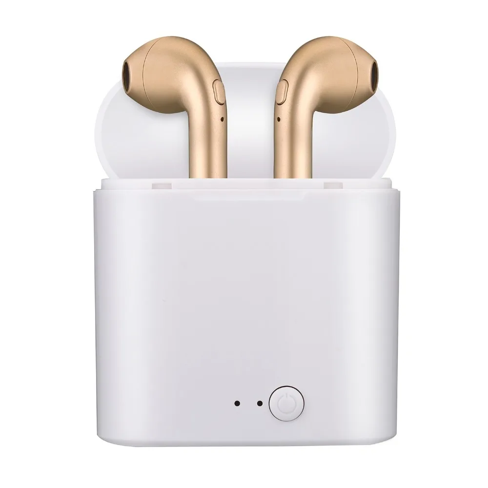 I7 i7s tws наушники вкладыши Bluetooth с зарядным боксом Binau беспроводные гарнитура MicPhone