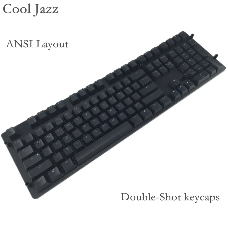 Крутая механическая клавиатура Jazz 108 ключа pbt Cherry mx с двойной подсветкой для