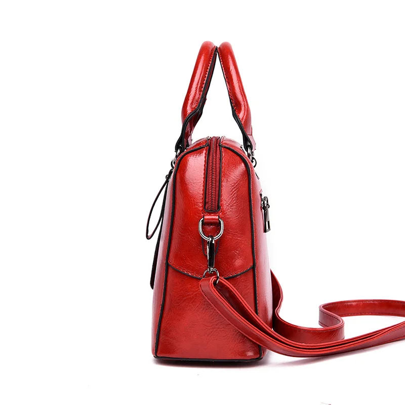 Повседневные дамские сумочки 2019 Новое поступление красная сумка на плечо