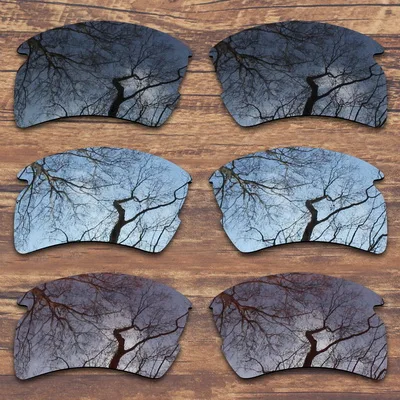 Black.Silver.Brown ToughAsNails поляризованные Сменные линзы для солнцезащитных очков Оукли Flak 2,0 XL(только линзы)-несколько вариантов - Цвет линз: Black.Silver.Brown