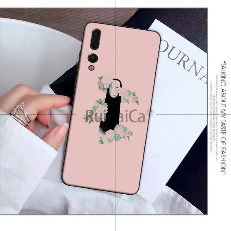 Чехол для телефона с изображением аниме Ghibli Миядзаки без лица Huawei P9 P10 Plus Mate9 10 Mate10