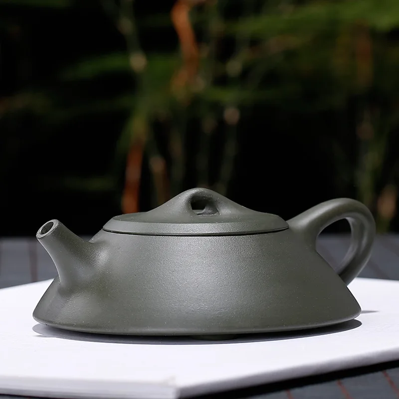 Teaware Yixing Purply Глиняный Чайник для китайского чая кунг фу Pots Dongpo Stone Scoop PotGreen Mud 120