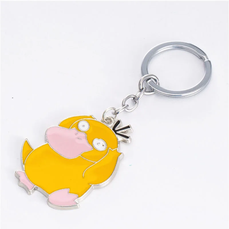 Симпатичные Psyduck металлические бирки для связки ключей/брелок подарок для вашей девушки, жены или детей и себя