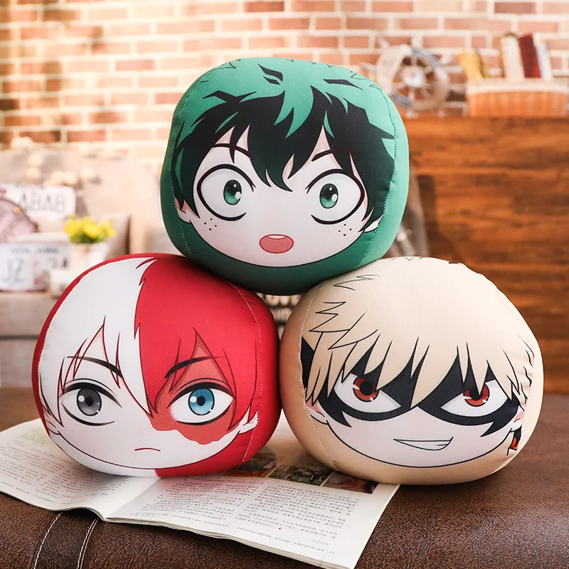 Подушка плюшевая в стиле аниме Bakugou Katsuki Todoroki Shoto Midoriya Izuku 1 шт. 20/30 см | Игрушки и