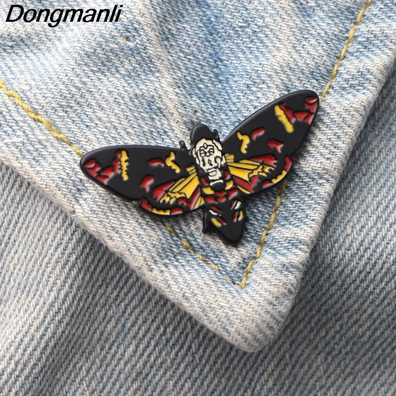 L3694 тишина ягненка мультфильм забавные металлические эмалированные булавки и броши для отворота булавки рюкзак сумки значок воротник ювелирные изделия