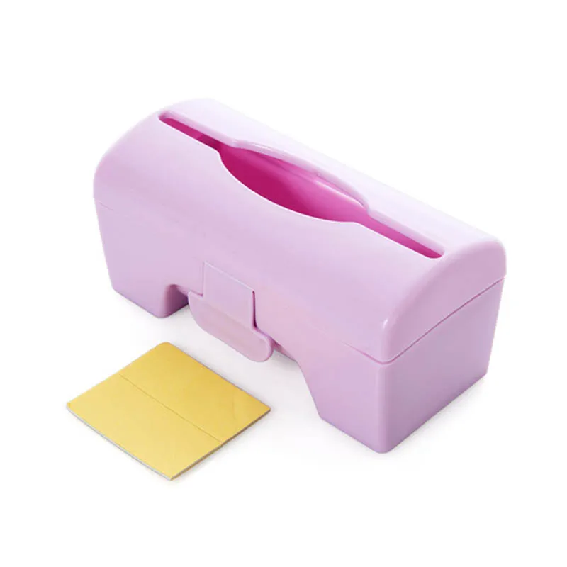 Pink 1 шт. мусорные мешки коробка для хранения кухонные гаджеты контейнер пластиковый ящик Настенный Ванная Организация organizador - Цвет: Pink