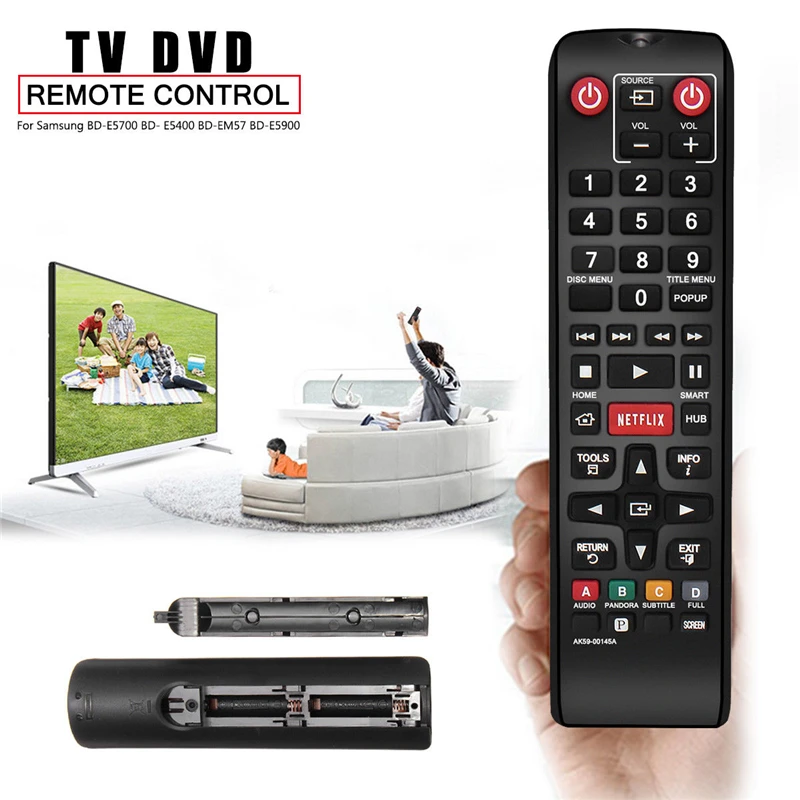 Смарт-телевизор Замена AK59-00145A дистанционного управления для Samsung Blu-Ray dvd-плеер