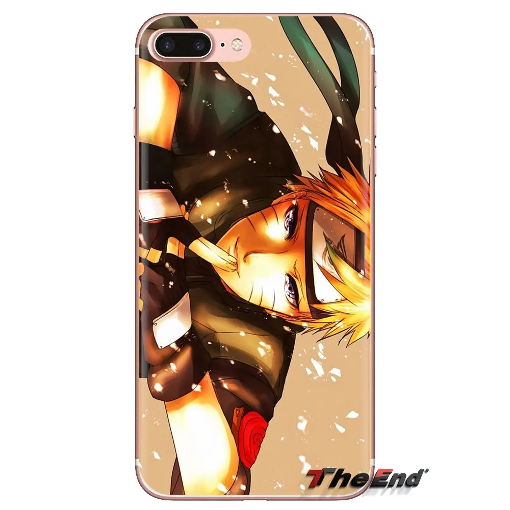 Прозрачные чехлы из ТПУ для iPod Touch Apple iPhone 4 4S 5 5S SE 5C 6 6S 7 8 X XR XS Plus MAX NARUTO Sasuke Uchiha Uzumaki