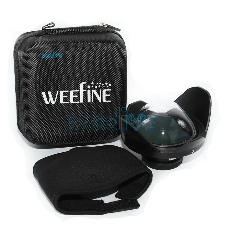 Weefine Wfl02 Fisheyes Широкий формат преобразования влажных линз M52 24 мм нить Olympus Tg6 Tg5