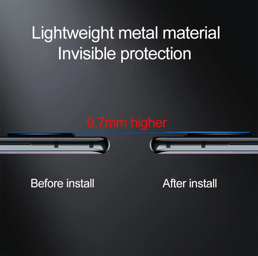 Закаленное стекло для объектива камеры для OnePlus 7 Pro 6T 6, чехол, Защитное стекло для экрана+ защитное кольцо для One Plus 7 6 T, пленка