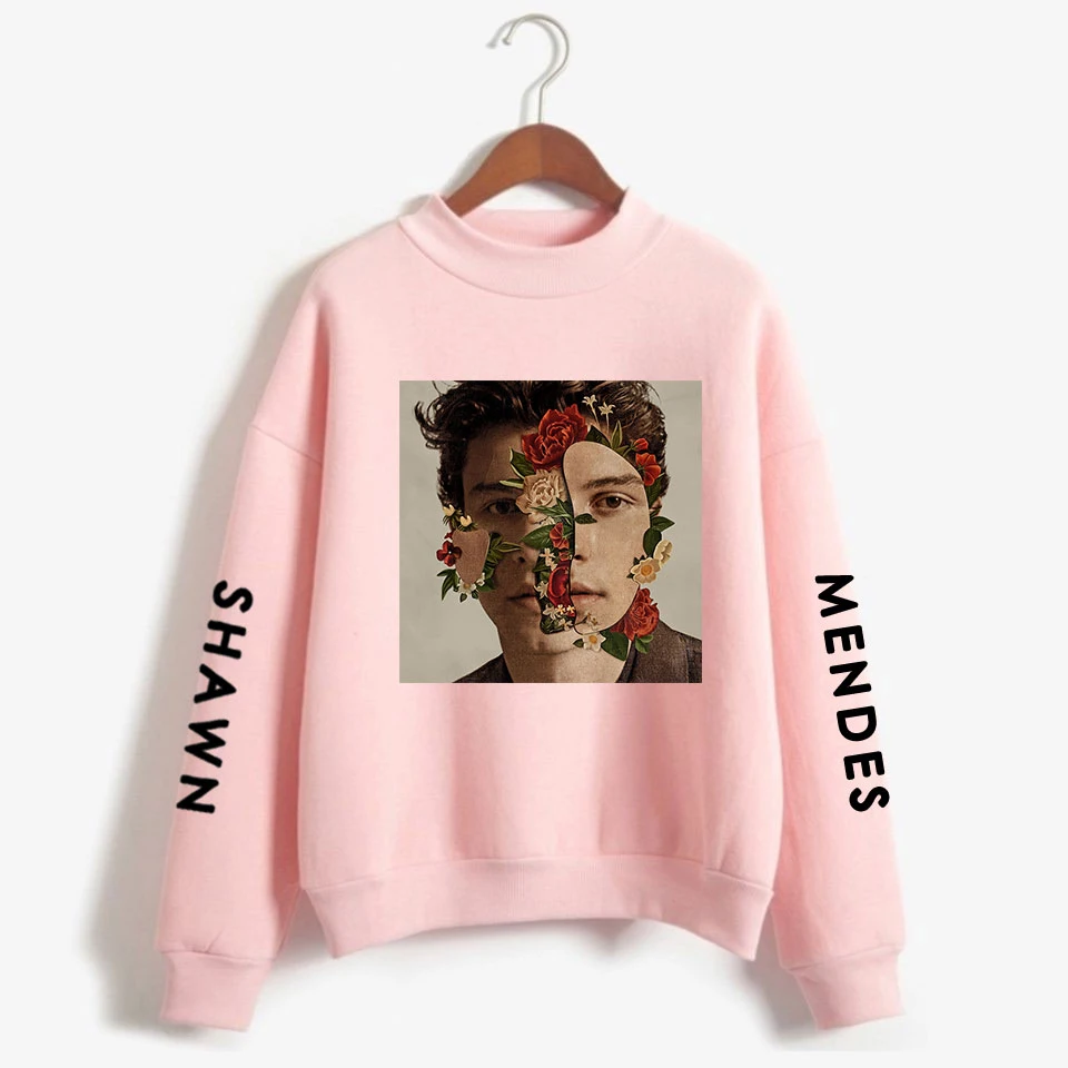 

2021 Spring Harajuku Hoodie Sweatshirt Shawn Mendes Fleece Tracksuit Tops Casual Turtleneck Hoodies Sweatshirts Moleton Feminino