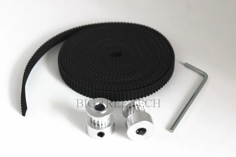 Комплект для перемещения 3D принтера reprap i3 шкив GT2 608zz подшипник lm8uu 624zz 5*5 или 5*8 вал