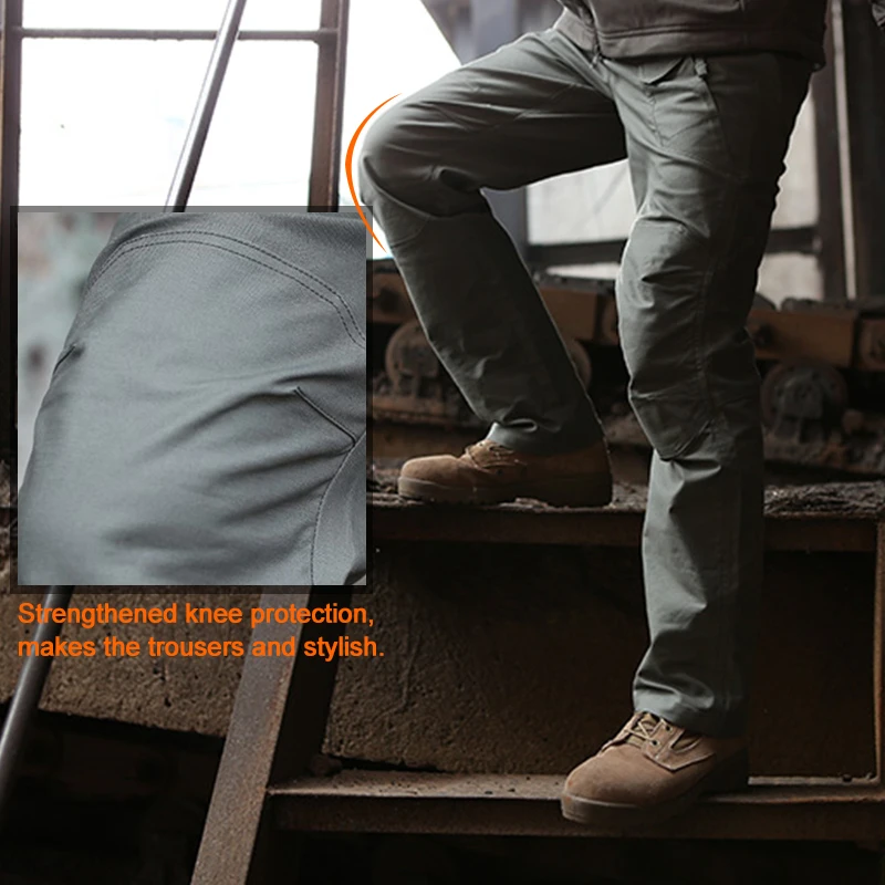 CQB Outdoor Sport Tactical Military Men's Pants for Climbing Overalls Trekking Breathable Trousers Multi-pocket Traveling | Спорт и