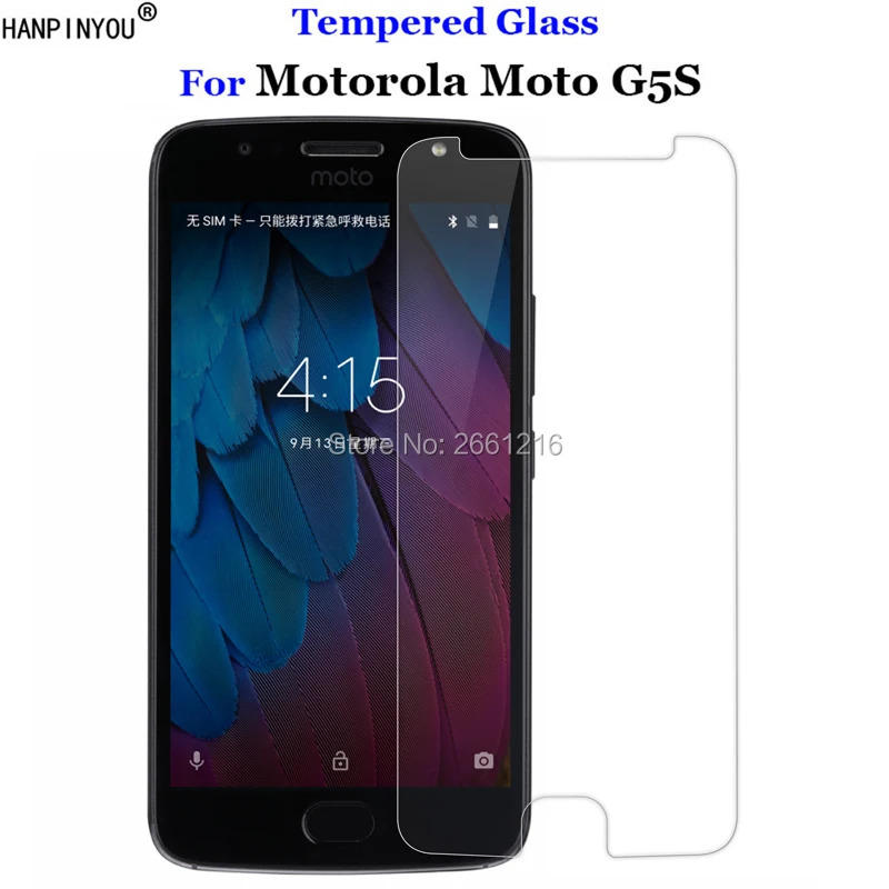 Для Motorola Moto G5S 5 2 &quotзакаленное стекло 9H 2.5D Премиум Защитная пленка для XT1793 XT1794