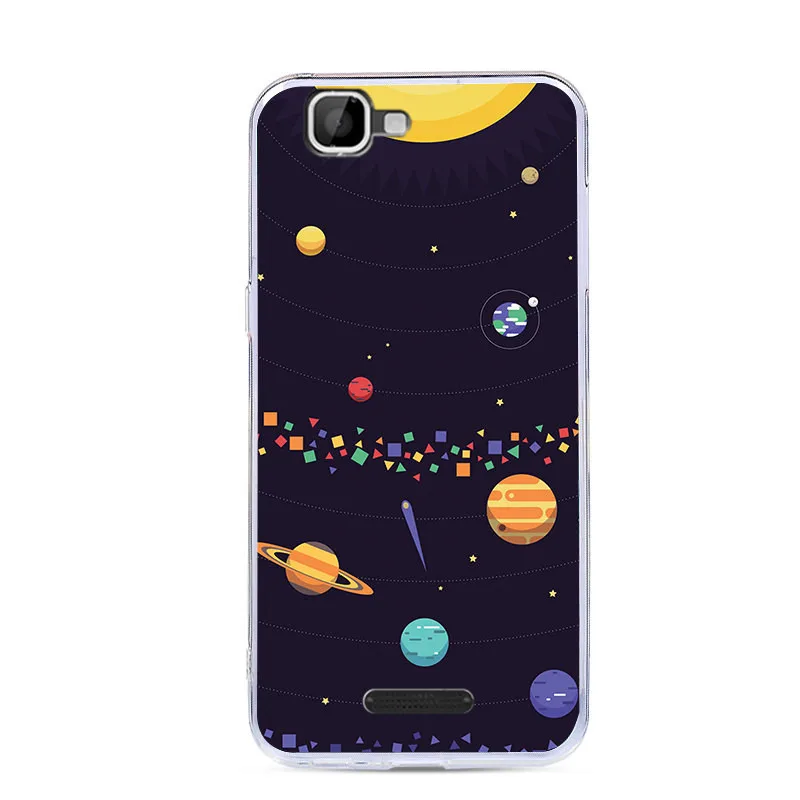 CALROVTE Роскошный чехол для телефона с животным цветочным принтом для Wiko Rainbow Explay Fresh 5,0 дюймов Мягкий силиконовый чехол с рисунком - Цвет: 46