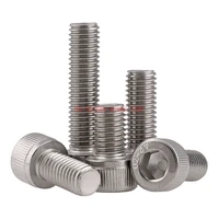din912 m5 304 stainless steel metric thread hex socket head cap screw bolts m556810121416182022253035404550 mm