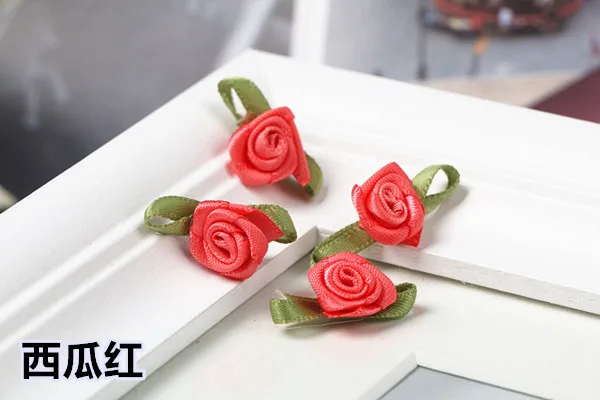10 шт. розовые цветы для волос аксессуары DIY цветок букет украшения без заколки