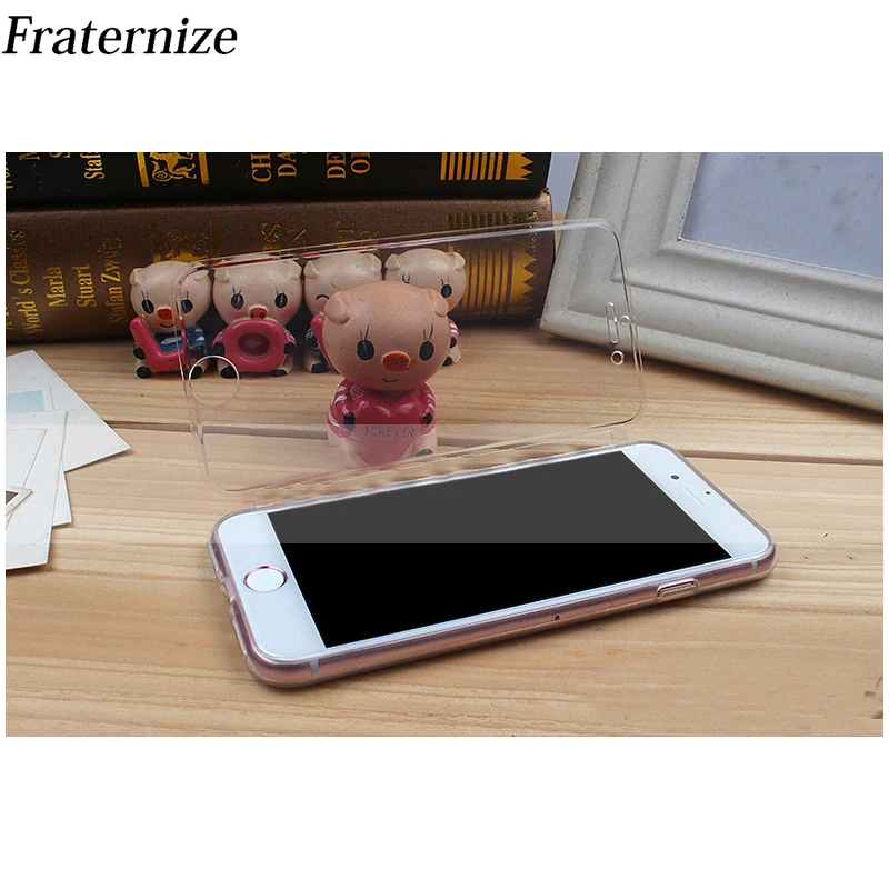 Soft TPU Flip Case for iPhone 6 6S Plus Silicone Clear Full Body Back cover 7 8 X Slim Multicolor | Мобильные телефоны и
