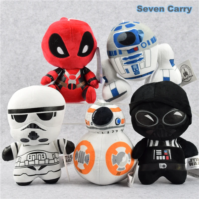 Звездные Войны Пробуждение силы Дэдпул R2D2 BB8 BB 8 R2 D2 дроид робот дети плюшевые