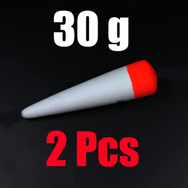 30g 2pcs 2 шт 15 г 20 г 30 г буй EVA Пена встроенный поплавок морской поплавок сома Щука рыбалка Baitfish поплавки для живой приманки - Цвет: 30g 2pcs