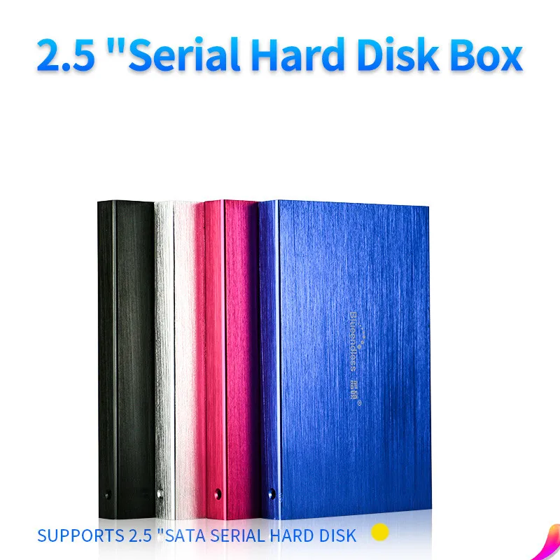 

Алюминиевый корпус USB 3,0-Sata 2,5 дюйма Чехол для жесткого диска Высокая скорость 5 Гбит/с Hdd для хранения внешнего диска для планшета/ноутбука/настольного компьютера