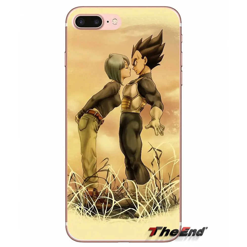 Мягкий чехол для iPhone X 4 4S 5 5S 5C SE 6 6S 7 8 Plus Samsung Galaxy J1 J3 J5 J7 A3 A5 2016 2017 dragon ball z bulma Japan Anime|case