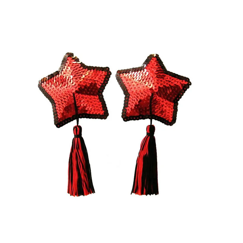 Сексуальные украшения с кисточками в форме блесток звезды 10 пар (20 шт.)