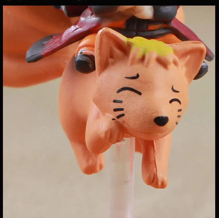 Новый японский аниме Наруто Uzumaki Naruto Курама 6 см фигурку игрушки ПВХ рис подарок