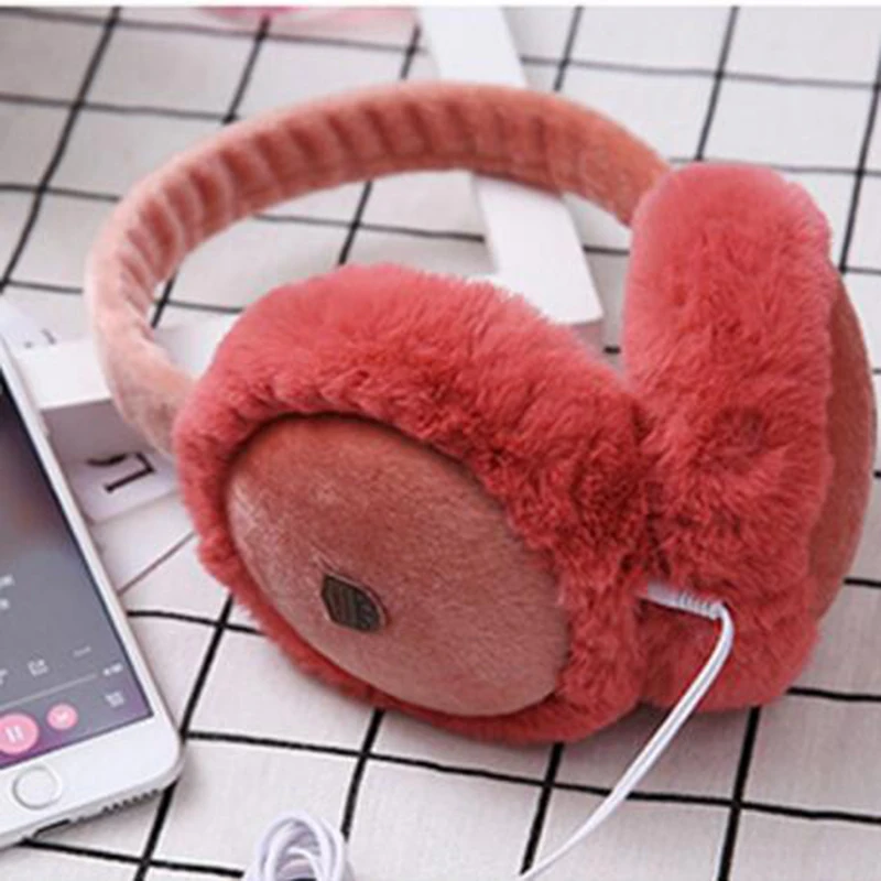 Портативный Плюшевые Мужской Женская зимняя обувь Earmuff теплый наушники леди