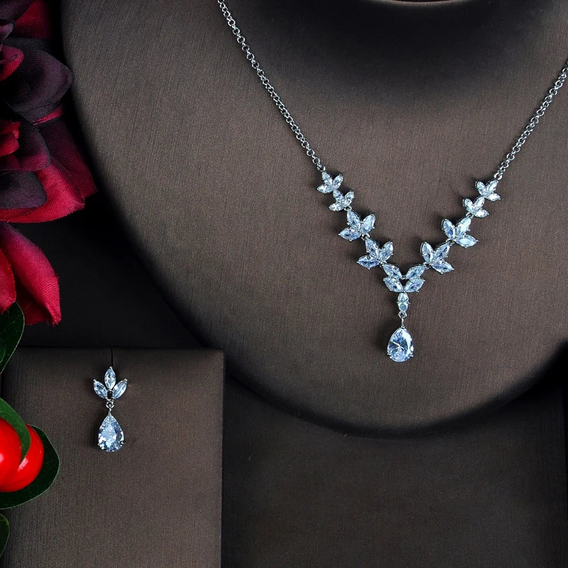 Новое поступление индийских ювелирных изделий HIBRIDE Свадебный Комплект бижутерии