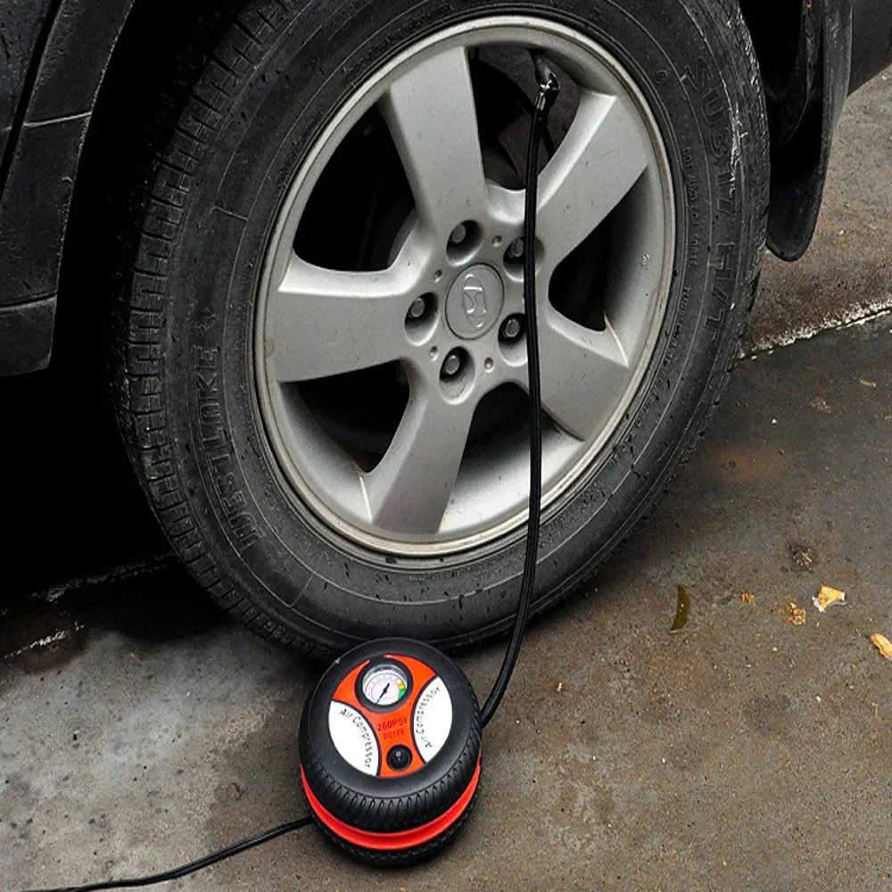 Многофункциональная Утилита автомобильный насос 260PSI DC 12 V Портативный