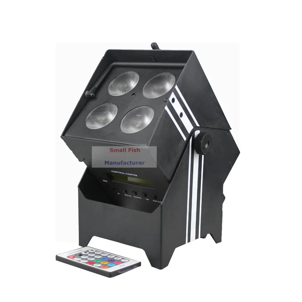Eyourlife 1XLot батарея 4X10W RGBWA-UV 6в1 светодиодная сценическая лампа с ИК-пультом
