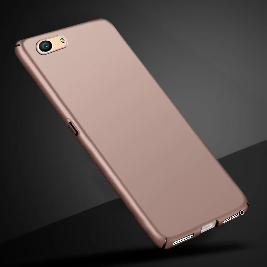 Rose Gold Для oppo f1s чехол Роскошный 360 полный защитный чехол на заднюю панель телефона для oppo a59 f1s a59m a1601 твердый PC противоударный чехол 5,5 - Цвет: Rose Gold