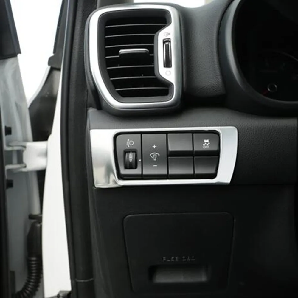 Кнопка регулировки переключателя фар для Kia Sportage Kx5 QL LHD 2016 2017 2018|switch button sticker|for kia