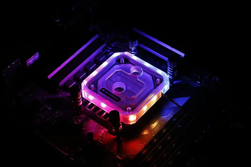 Курган LTYK3A-04 V2 LRC2.0 RGB Процессор блок водяного охлаждения для AMD FM1 FM2 AM2 AM3 AM4