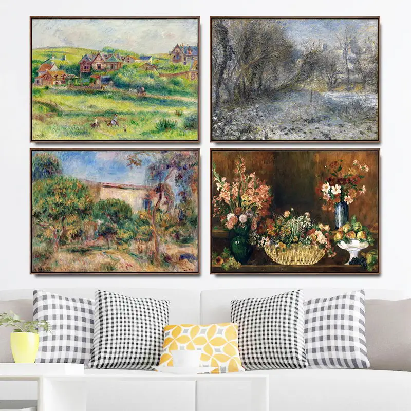 Украшение дома художественные настенные картины Фро гостиная холст с печатью