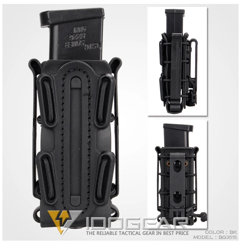 IDOGEAR Molle пистолет маг военный подсумок набор кобура Fastmag Зажим для ремня пластиковый molle Чехол страйкбол оболочка Mag набор