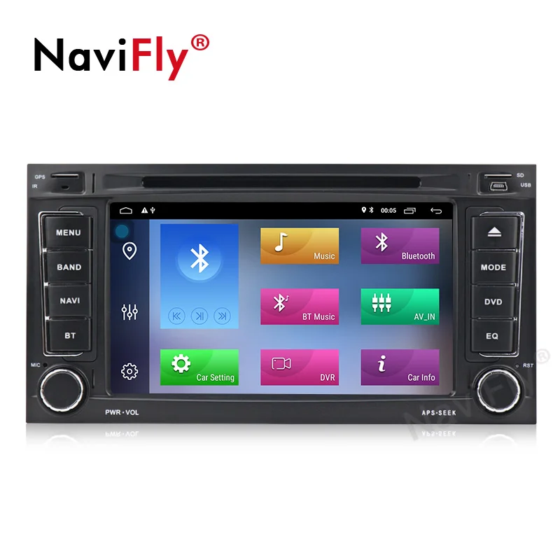 Android 9,1 2din автомобильный dvd Радио мультимедийный плеер для VW Touareg Multivan T5(2002-2010) gps Navigagion SWC Canbus BT wifi RDS T5