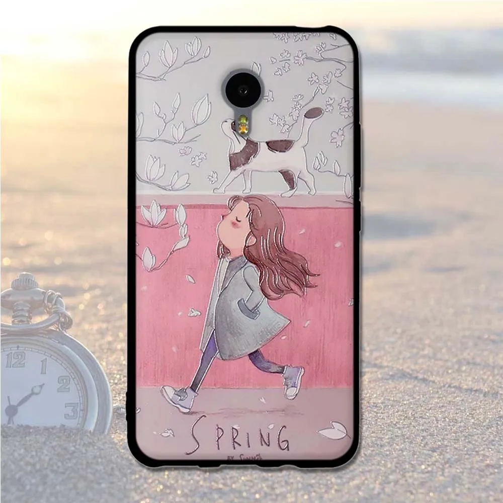 3 Мягкий чехол из ТПУ для Meizu m2 note, чехол, 5,5 дюймов, с рисунком, силиконовая задняя крышка для Meizu M2 NOTE Meilan Note 2, чехол для телефона s - Цвет: 3