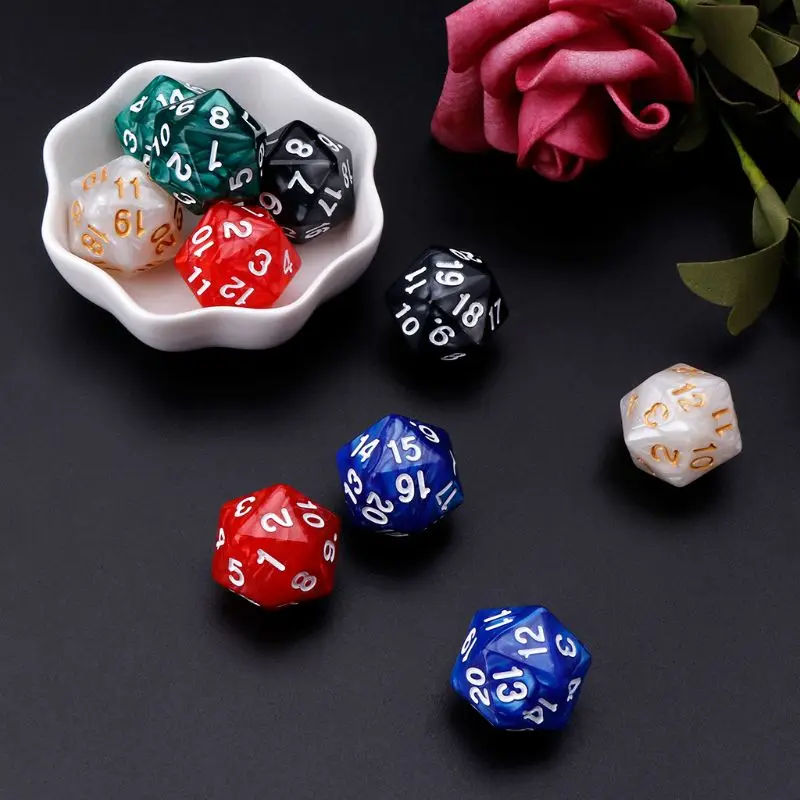10 шт./компл. 20 кубика D20 многогранные кубики для подземелья и дракон D & ролевые