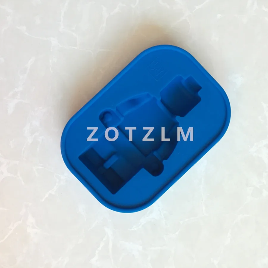 1 шт. 3D мультфильм робот формы силиконовые желе пудинг помадка торта