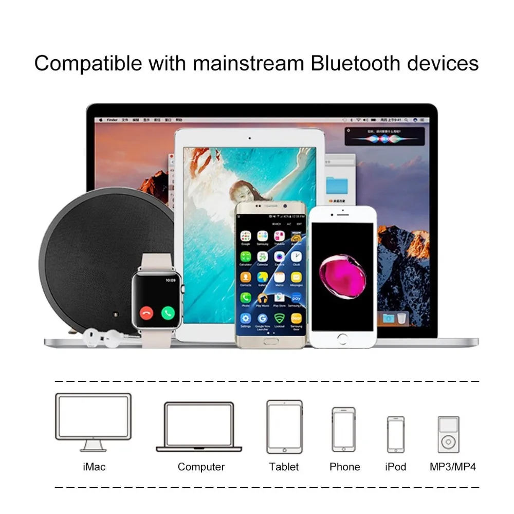 HOTGO спортивные наушники беспроводной динамик bluetooth гарнитура Автомобильная для