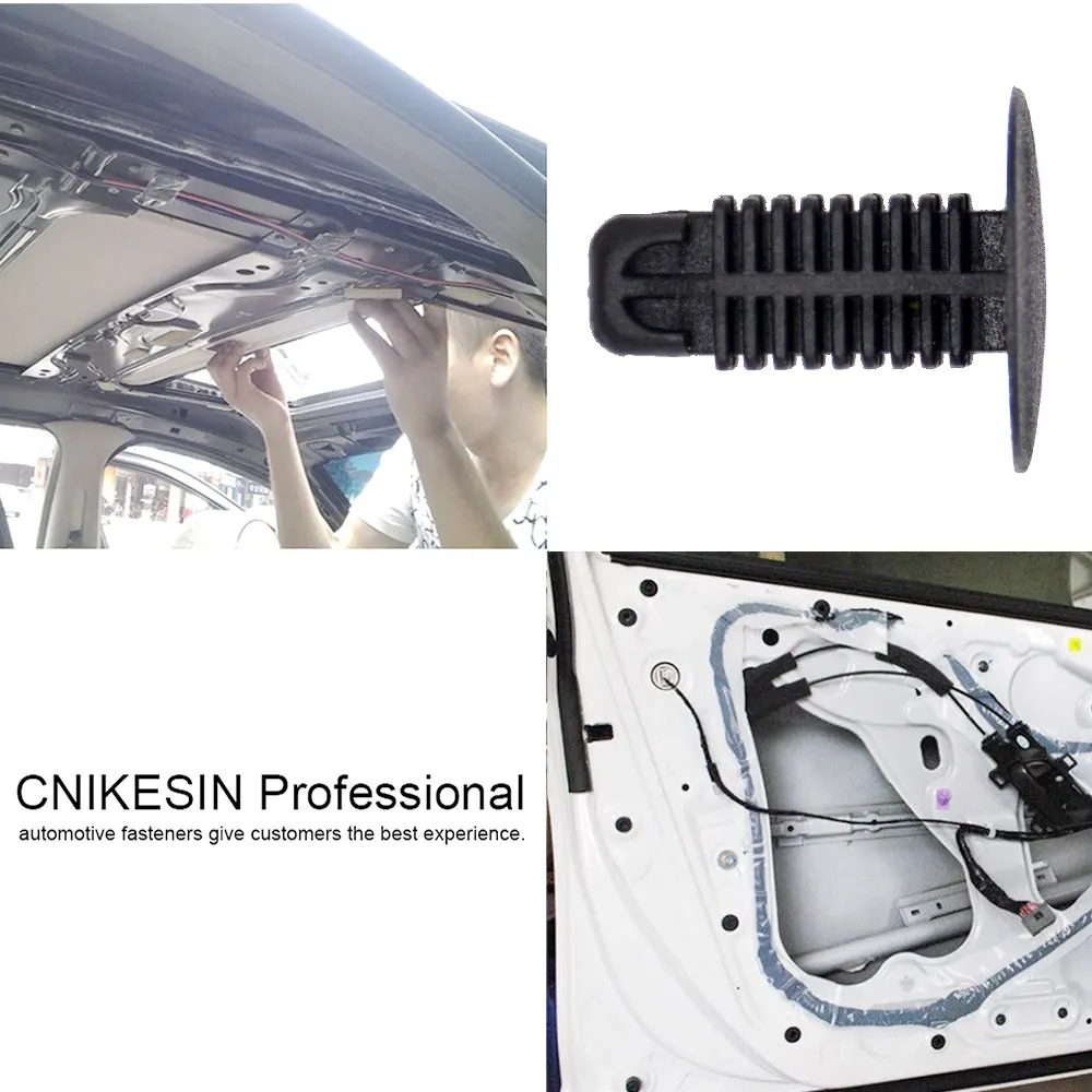 CNIKESIN 50 PCS A59 8 мм отверстие нейлон автозажим для машин крыши внутренняя отделка
