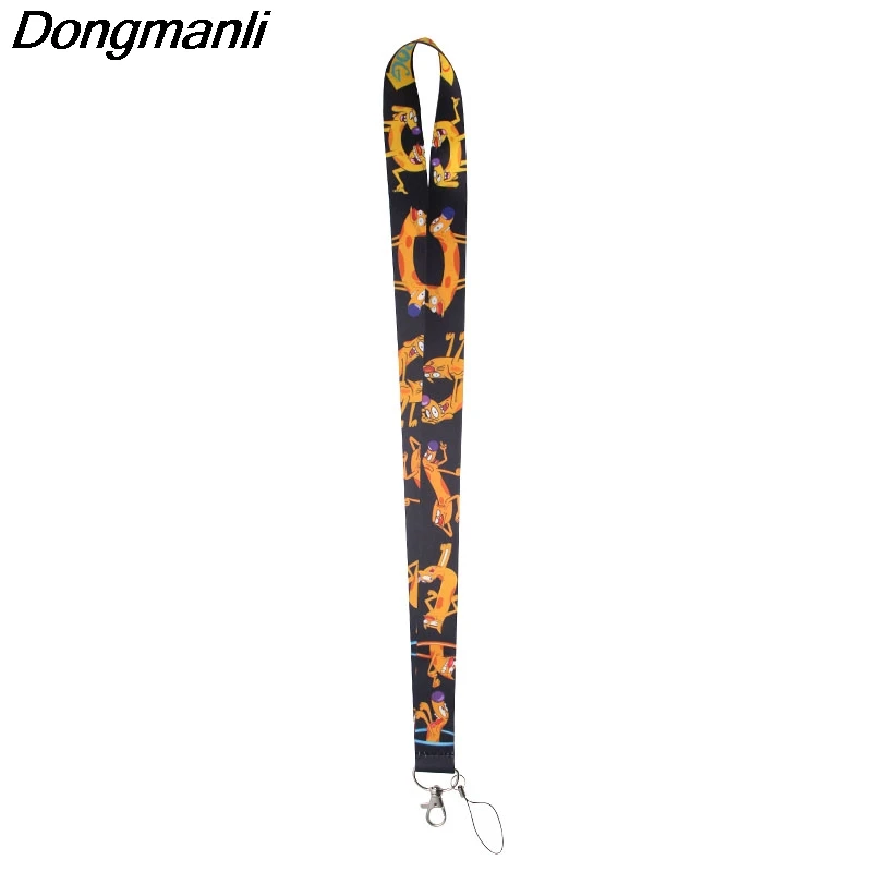 Брелок для ключей P3539 Dongmanli с милым котом ремешки идентификационных карт