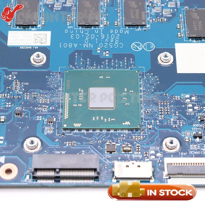 NOKOTION 5B20L46211 материнская плата для ноутбука LENOVO Ideapad 110-15IBR CG520 NM-A801 основная SR2KN N3060 CPU